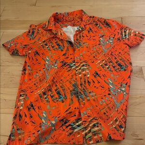 All in Motion Men's Size Large shirt Orange‎- like new